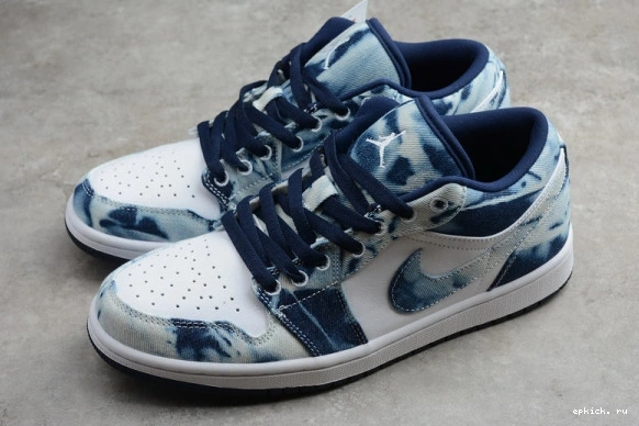 Cheap EP Low 1 CZ8455-100 Washed Denim CZ8455-100 Jordan 0130